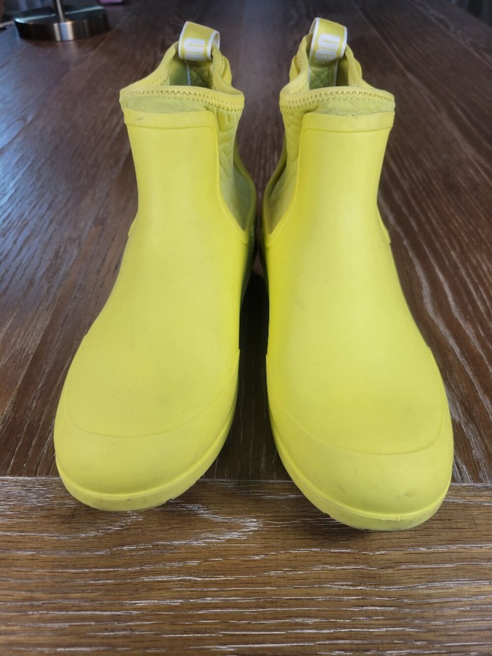 UGG Chevonne Margarita Yellow Waterproof Chelsea Rain Boots Women's Size 8